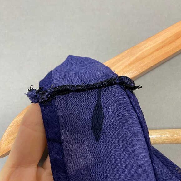 Vintage Dress Floral Sleeveless Purple ALTERED 90s Momcore Aesthetic Nostalgia - Picture 7 of 9